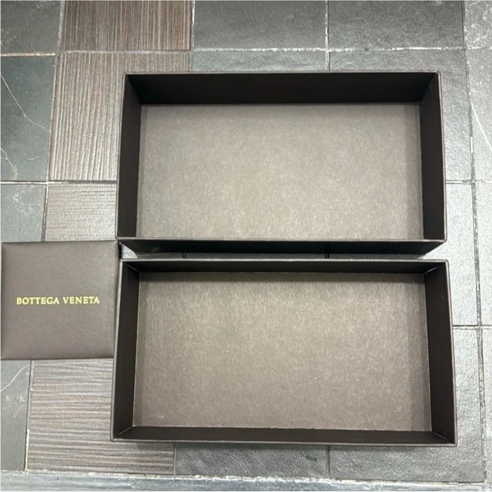 Authentic Bottega Veneta luxury designer storage box with authenticity papers